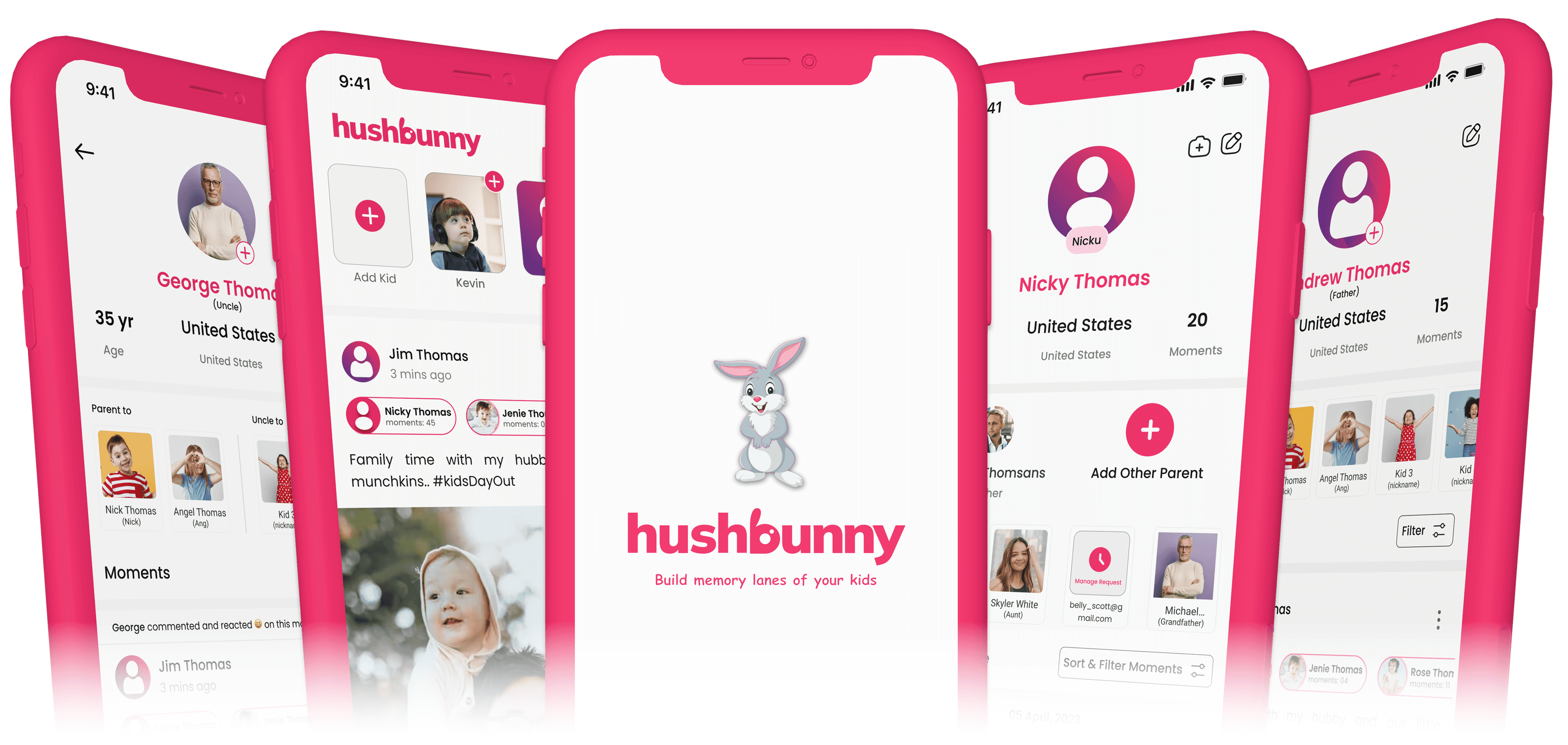 Hushbunny app showcase